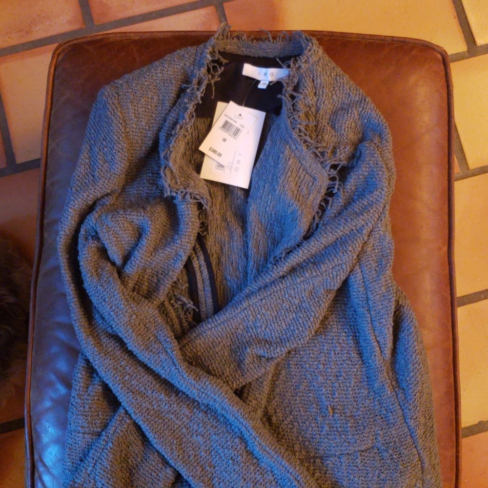 A top. Jacket and 2 pairs of pants.